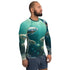 Men's School of Fish Athletic Fit Premium Rash Guard UPF 50+